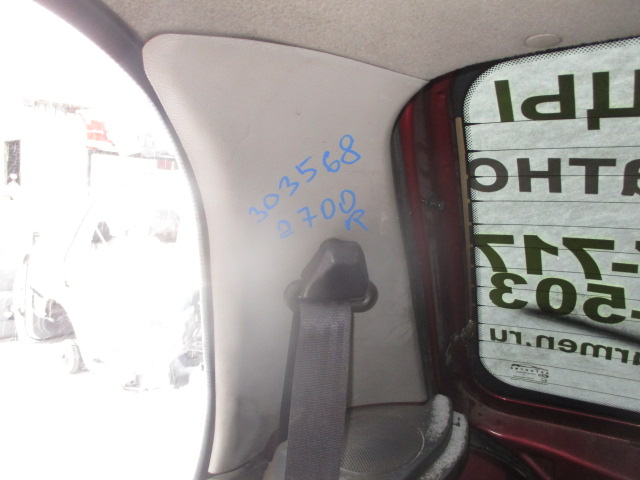 Обшивка стояка кузова заднего
 Daewoo
 Matiz
 2012 г.в.,
                                 двигатель: 0,8 бензин;