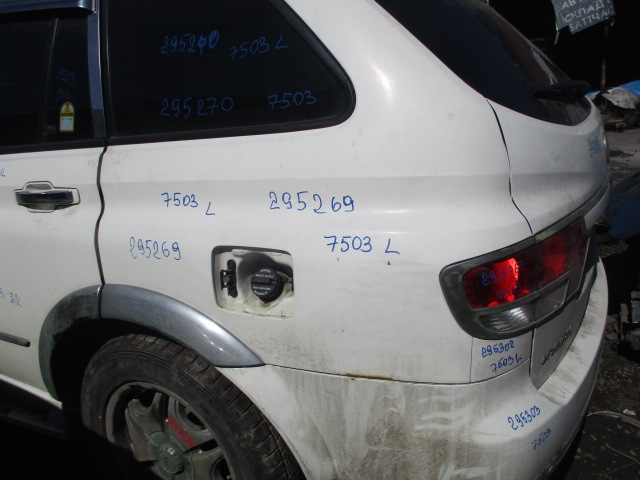 Крыло заднее левое
 SsangYong
 Kyron
 2008 г.в.,
                                 двигатель: 2,0 дизель;