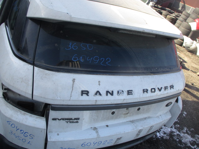 Крышка багажника
 Land Rover
 Range Rover Evoque
 2012 г.в.,
                                кузов: L538; двигатель: 2,2 дизель / 224DT;