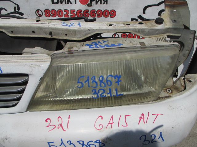 Фара левая
 Nissan
 Sunny
 1996 г.в.,
                                кузов: FB14; двигатель: GA15DE;