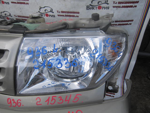 Фара левая
 Mitsubishi
 Pajero iO
 1999 г.в.,
                                кузов: H76W; двигатель: 4G93;