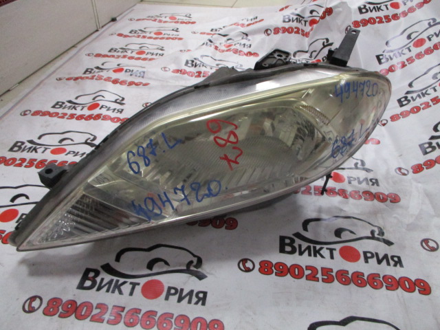 Фара левая
 Honda
 Edix
 2004 г.в.,
                                кузов: BE1; 