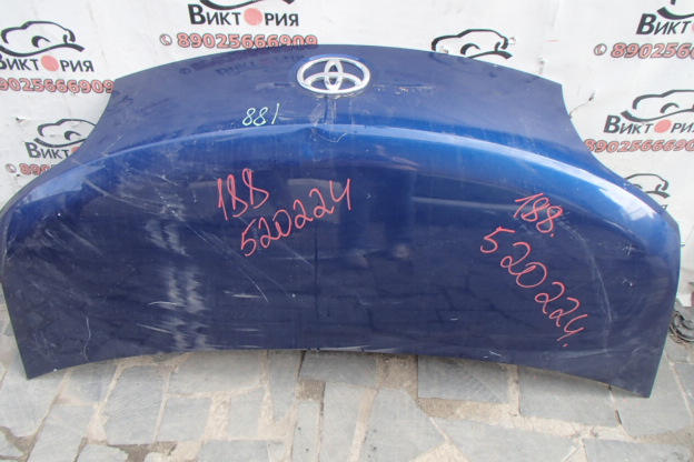 Капот
 Toyota
 Porte
 2005 г.в.,
                                кузов: NNP10; 