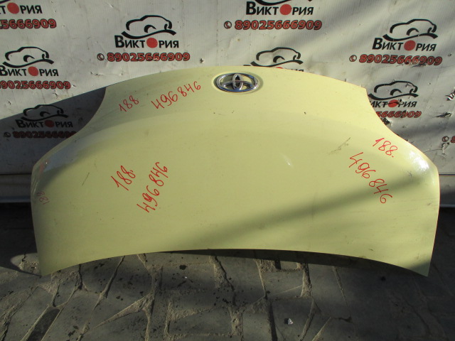 Капот
 Toyota
 Porte
 2004 г.в.,
                                кузов: NNP10; 